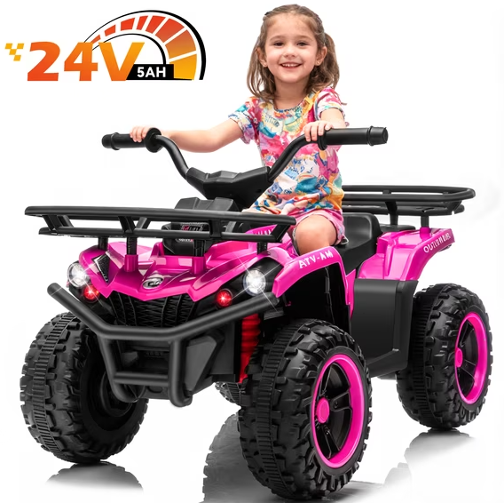 Yexmas 24V Kids ATV,Electric ATV for Kids